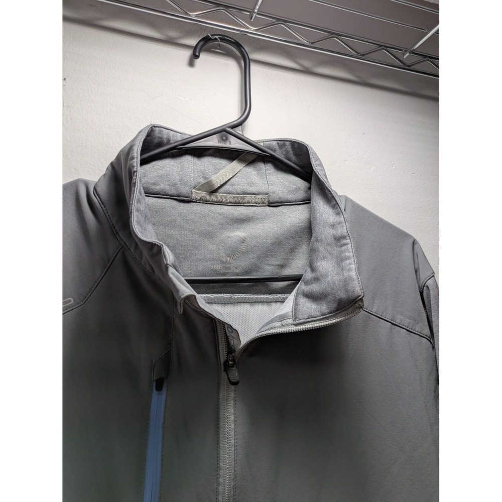 Zero Restriction Gray Full Zip Lightweight Jacket… - image 5